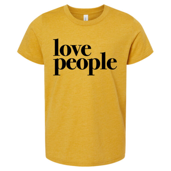 PRINTED - BELLA+CANVAS® Youth Heather CVC Tee Thumbnail