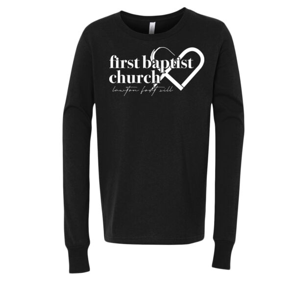 PRINTED - BELLA+CANVAS® Youth Jersey Long Sleeve Tee Thumbnail